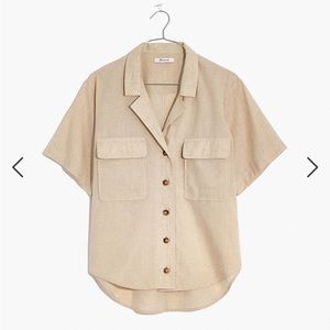 Madewell Undyed Linen-Cotton Medina Shirt